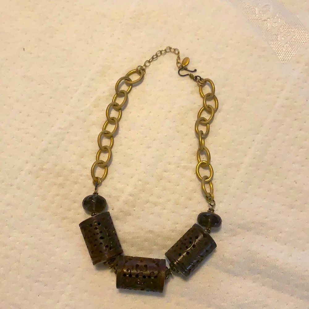 MollyBead Wood Bead Necklace